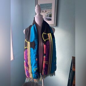 Colorful Geometric Scarf